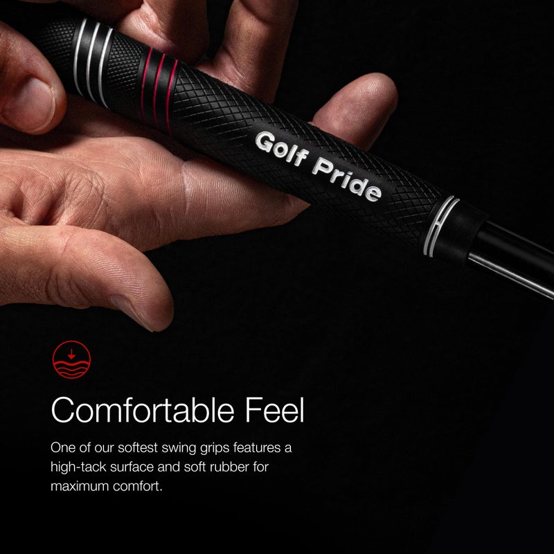 Golf Pride CP2 Pro Golf Club Grip - High-Tack & Soft Feel Grip for Comfort & Control - Less Tension & More Power with Plus4 Technology - Midsize - Image 3